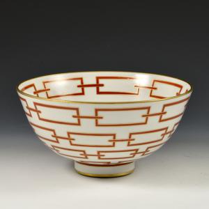 Tigela com decoração de correntes - Gio Ponti, Richard-Ginori, cerca de 1930